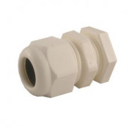 M20 6-12mm IP68 Gland/Locknut (Each) White