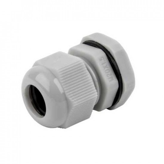 M20 6-12mm IP68 Gland/Locknut (Each) Grey