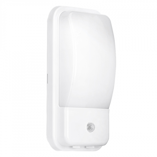 Aurora Utilite LED PIR Bulkhead 10watt-White Aurora Utilite LED PIR Bulkhead 10watt-White
