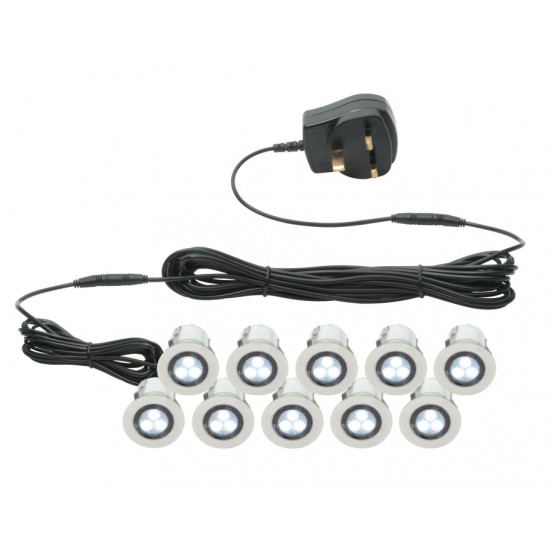 Saxby Kios2 30mm 10xLED Kit IP44-White Saxby Kios2 30mm 10xLED Kit IP44-White