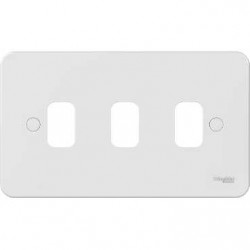 Lisse Moulded 3 Gang Grid Plate