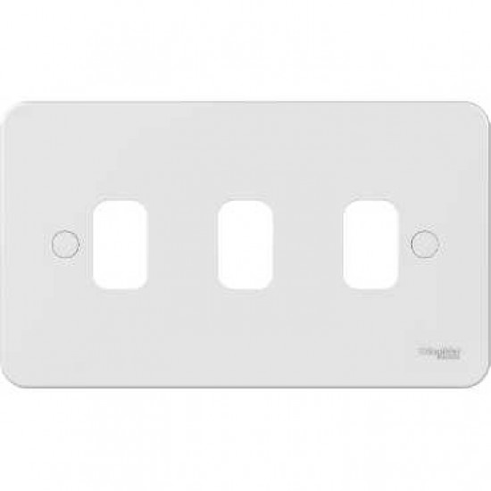 Lisse Moulded 3 Gang Grid Plate