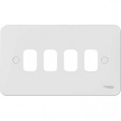 Lisse Moulded 4 Gang Grid Plate