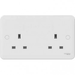 Lisse 2G 13amp UnSw/Socket SP