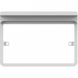 Lisse 2G Socket Shelf-White