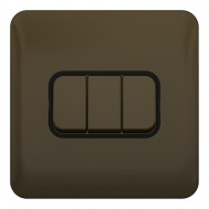 Lisse Mocha Bronze 3G 2W Switch