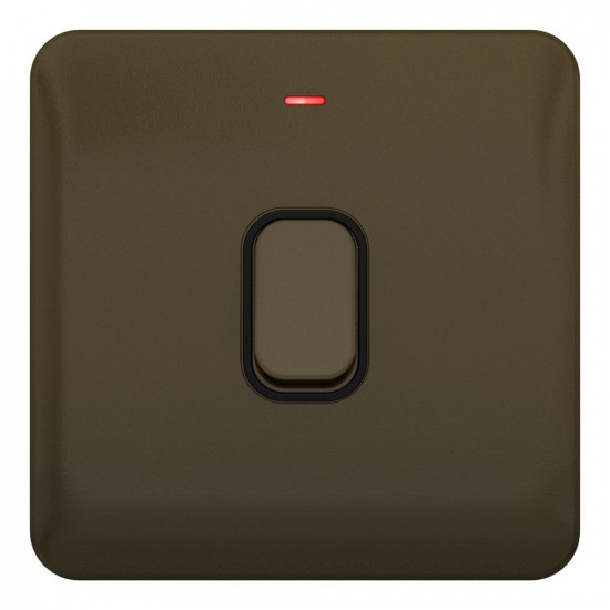 Lisse Mocha Bronze 20A DP Switch/LED Lisse Mocha Bronze 20A DP Switch/LED