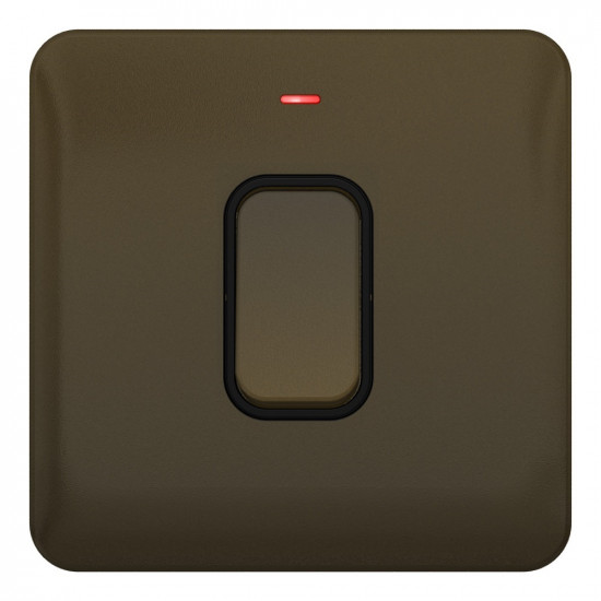 Lisse Mocha Bronze 50A DP Switch/LED Lisse Mocha Bronze 50A DP Switch/LED