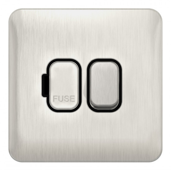 Lisse Stainless Steel Switched Spur BLK Lisse Stainless Steel Switched Spur BLK