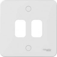 Lisse Moulded 2 Gang Grid Plate