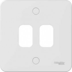 Lisse Moulded 2 Gang Grid Plate