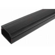 25x16mm Mini Trunking Self Adhesive 3m-Black