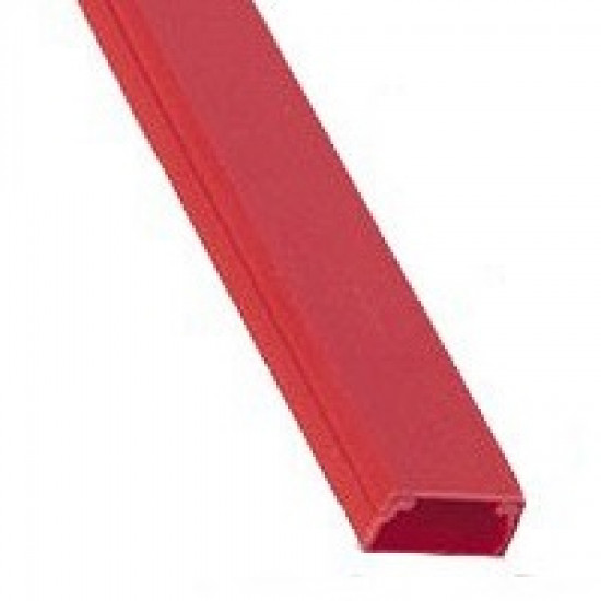 25x16mm Mini Trunking Self Adhesive 3m-Red