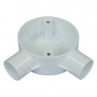 PVC 20mm Angle Box White