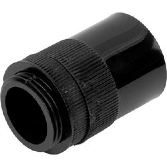 PVC 20mm Box Adaptor-Male Black PVC 20mm Box Adaptor-Male Black