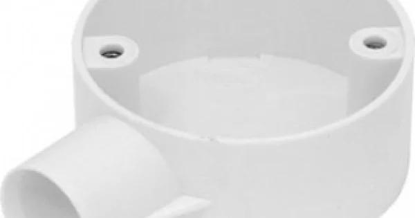 PVC 20mm End/Terminal Box White