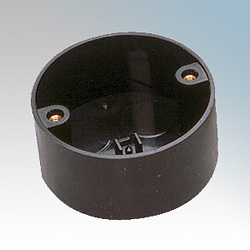 PVC 20mm Four Hole Loop In Box Black