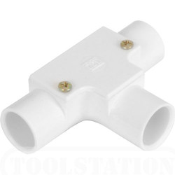 PVC 20mm Inspection Tee White
