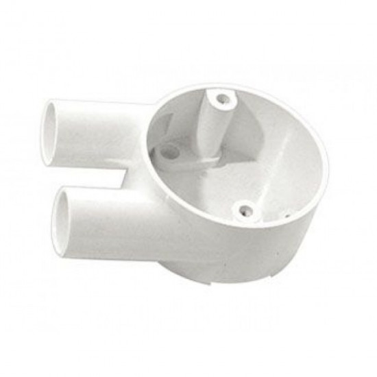 PVC 20mm U Box White PVC 20mm U Box White