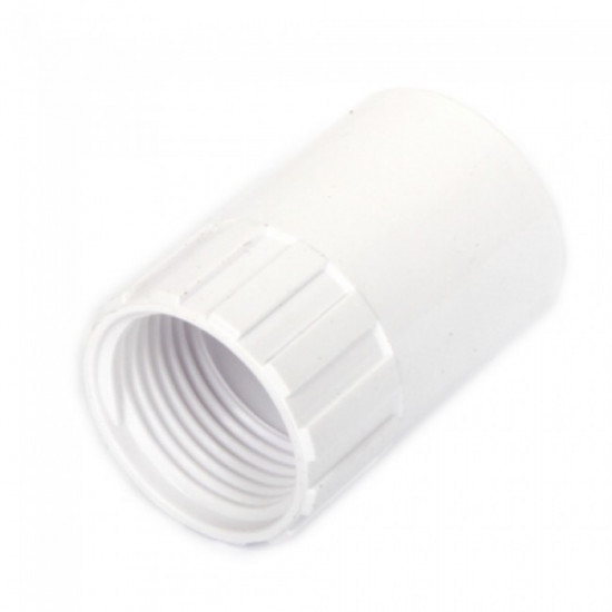 PVC 20mm Box Adaptor-Female White