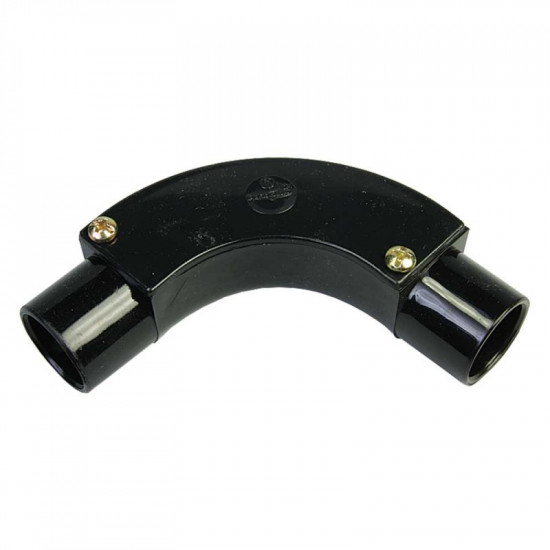PVC 20mm Inspection Bend Black PVC 20mm Inspection Bend Black