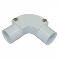 PVC 20mm Inspection Elbow White