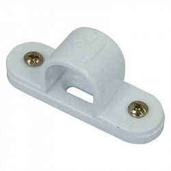 PVC 25mm Spacer Bar Saddle White