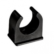 PVC 20mm U Clip Black