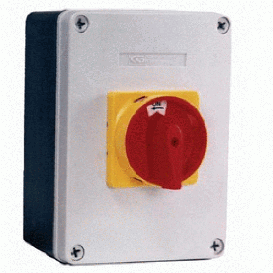 Europa 40A 4 Pole Rotary Isolator (LB404P) Europa 40A 4 Pole Rotary Isolator (LB404P)