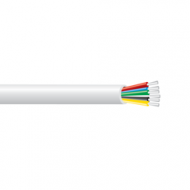 6 Core Alarm Cable 1m White