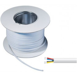 4 Core Alarm Cable 100m White