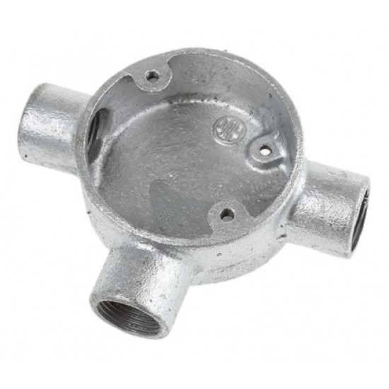 Steel 25mm Tee Box Steel 25mm Tee Box