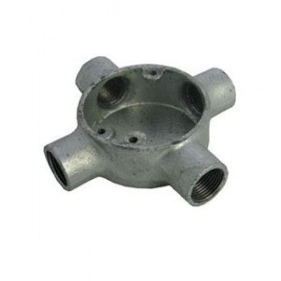 Steel 20mm 4 Way Box Steel 20mm 4 Way Box