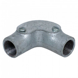 Steel Galvanised 25mm Inspection Elbow