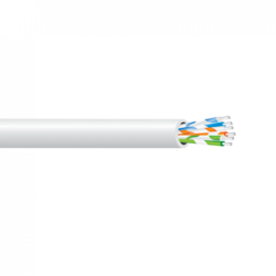3 Pair Telephone Cable 1m White 3 Pair Telephone Cable 1m White