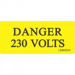 Danger 230v (LS803553)