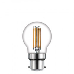 LED Filament Round Dimmable Lamp 5watt BC