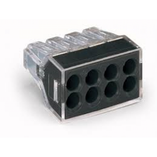 Wago Push Connector 2.5mm 8 Way Each Wago Push Connector 2.5mm 8 Way Each