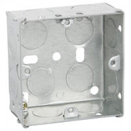 35mm 1 Gang Steel Box 35mm 1 Gang Steel Box
