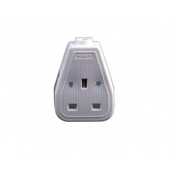 1G Trailing Socket-Rubber (White)