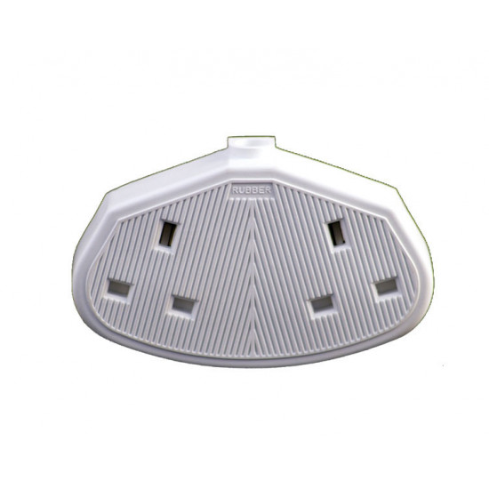 2G Trailing Socket-Rubber (White)