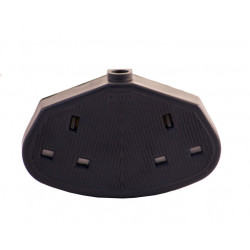 2G Trailing Socket-Rubber (Black)